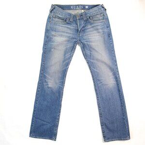 Guess Los Angeles Pasadena Straight Leg Jeans Mens Size 32x32